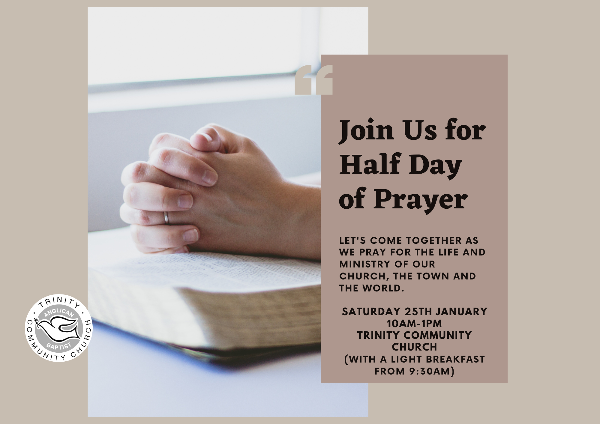 Half Day of Prayer - February 